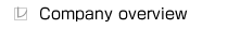 Company overview